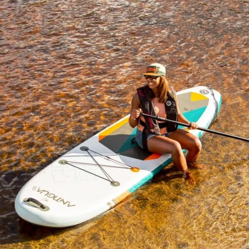 Antigua 106 Inflatable Paddle Board -Pelicansport Antigua10610 6inflatablepaddleboardlifestyle1 pelicanpaddleboard
