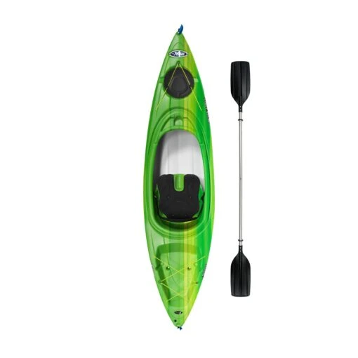 Pelican Sport Brisk 100X Recreational Kayak With Paddle -Pelicansport Brisk 100X recreational kayak with paddle KFF10P503 White PELICAN product image 2