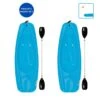 Pelican Sport Combo - 2 Solo Kids Kayaks With Paddles - Blue -Pelicansport Combo Solo Bleu Poignee TOP