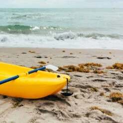 Pelican Sport Combo - 2 Solo Kids Kayaks With Paddles - Yellow/Blue -Pelicansport Combo Solo Jaune Bleu Poignee LS3