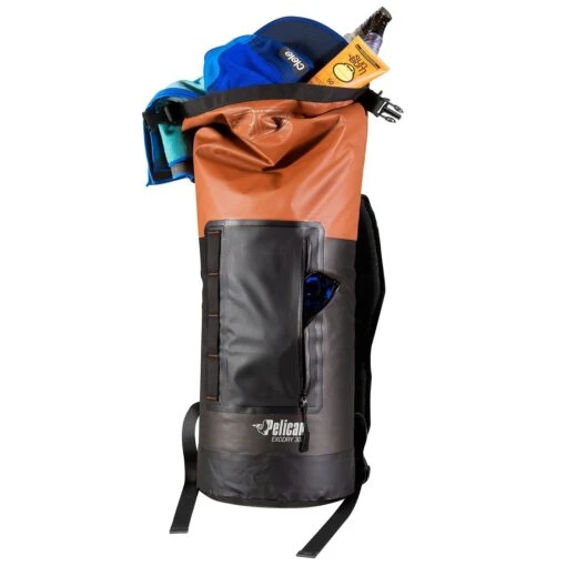 Pelican Sport Exodry 30 L Waterproof Dry Bag -Pelicansport Exodry30LTerraDryBagOpenView PelicanAccessories
