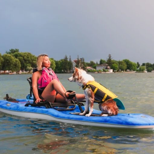 Pelican Sport Getaway 110 HDII Recreational Pedal Kayak -Pelicansport Kayak MHP10P101 GETAWAY Dog LS